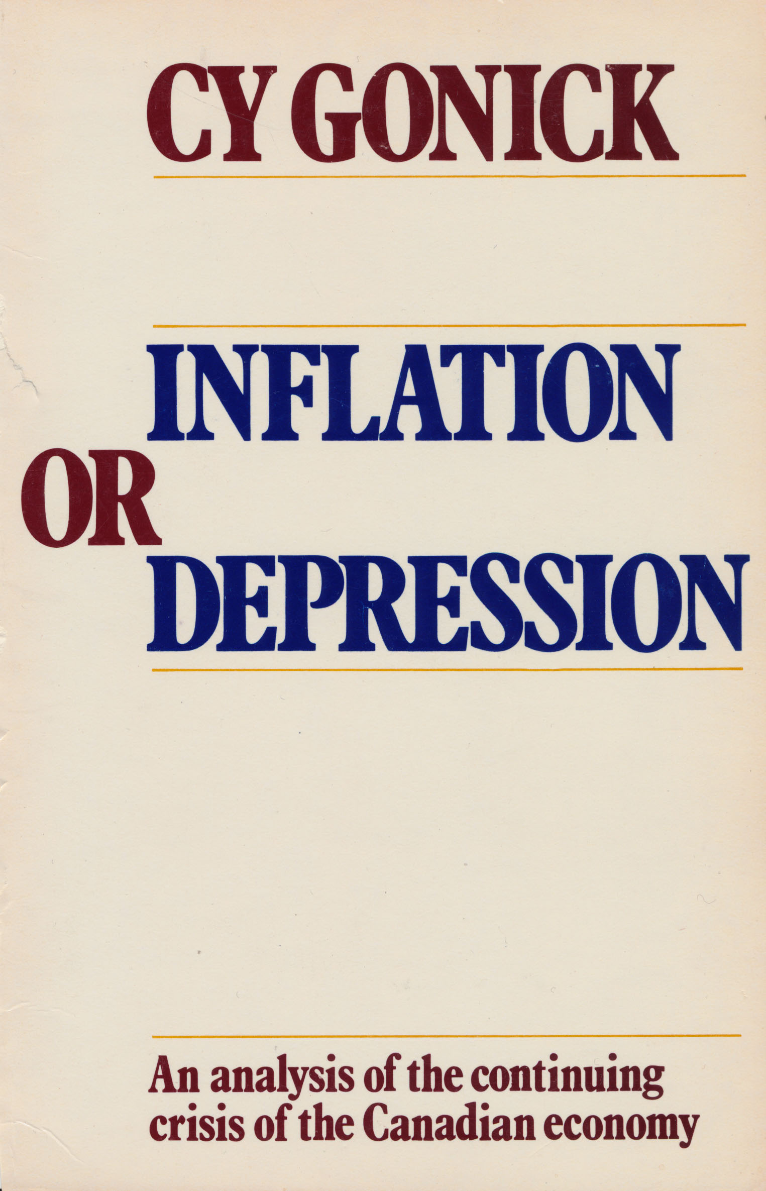 Inflation or Depression